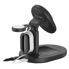 7881156 3-in-1 Wireless Charger 7.5W Multidevice Stand for MagSafe Black