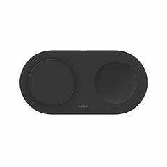 Belkin BoostCharge Qi2 2-in-1 Charging Pad 5W with USB-C Port Black