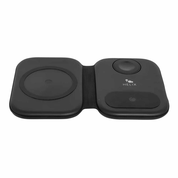 ETHVALF Folding 3-in-1 Wireless Charging Valet Black