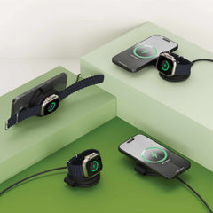 Satechi OntheGo 2-in-1 Wireless Charger Black