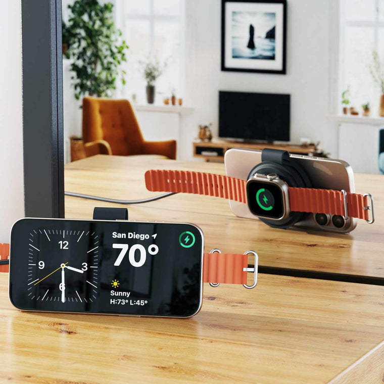 Satechi OntheGo 3-in-1 Wireless Charger Black