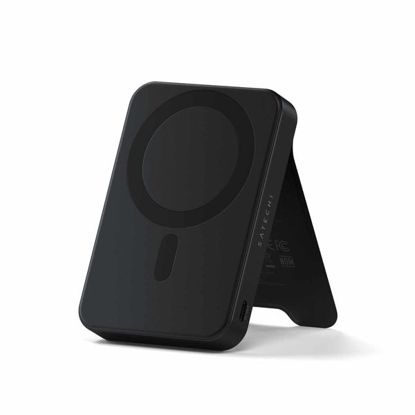 Satechi Qi2 10K Magnetic Power Bank with Stand Black