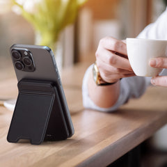 Satechi Qi2 5K Magnetic Power Bank with Stand Black