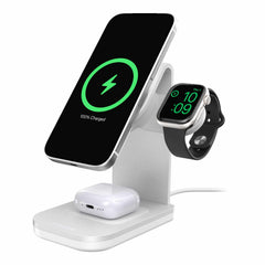 OtterBox Qi2 3-in-1 Wireless Charging Stand 25W White