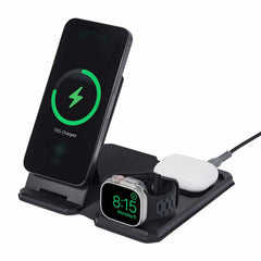 UAG SRGE 3-in-1 MagSafe Travel Charger Black/Grey