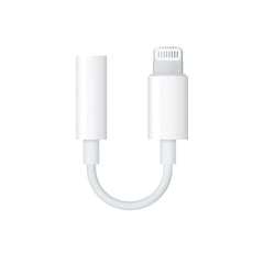 Apple Lightning to 3.5mm Headphone Jack Adapter White