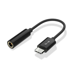 Blu Element USB-C to 3.5mm Headphone Jack Adapter Black