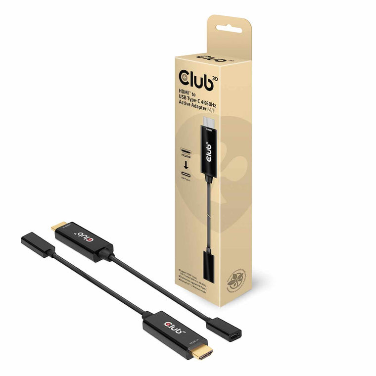 CAC1333 HDMI to USB-C 4K60Hz Active Adapter M/F Black