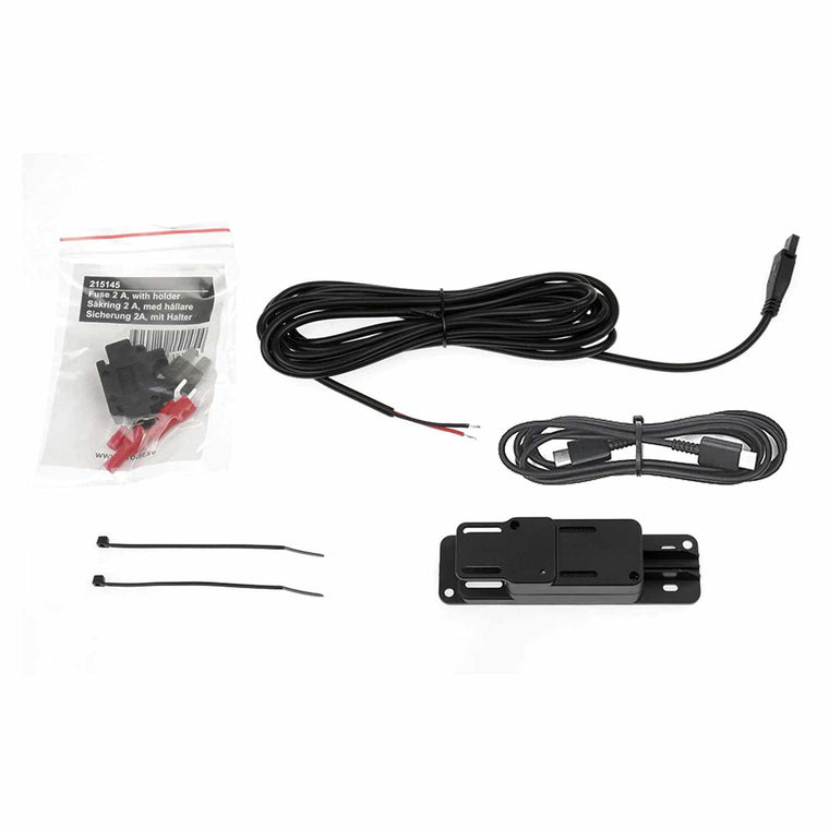 216406 ModTek Hard-Wired PD Power Supply with 2-Pin Molex & USB-C 3.1 to USB-C Cable Black