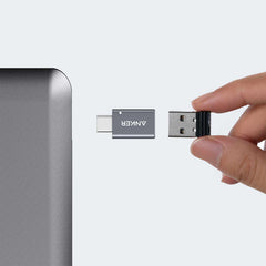 Anker USB-C to USB-A Adapter (2 pack) Gray