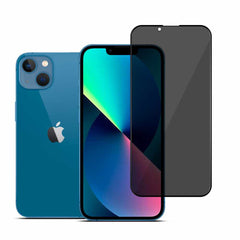 22 Cases Privacy Tempered Glass Screen Protector for iPhone 16e/14/13