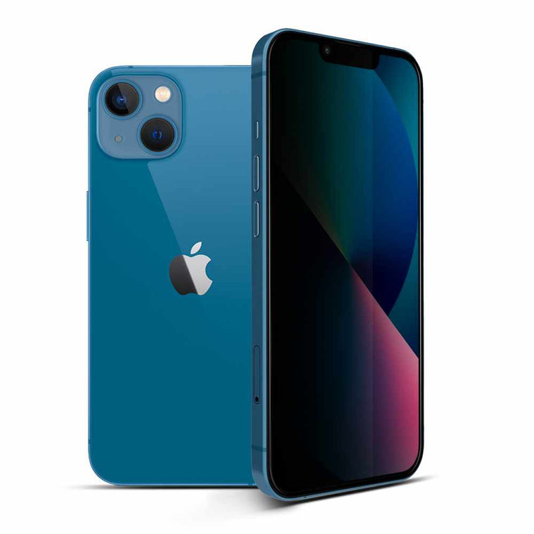 22 cases Privacy Tempered Glass Screen Protector for iPhone 16e/14/13