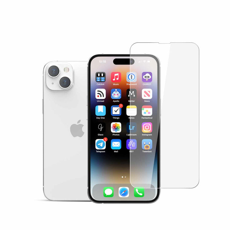 22 Cases Tempered Glass Screen Protector for iPhone 15