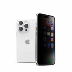 22 Cases Privacy Tempered Glass Screen Protector for iPhone 15 Pro Max