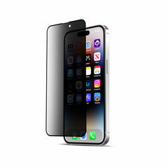 22 cases Privacy Tempered Glass Screen Protector for iPhone 15