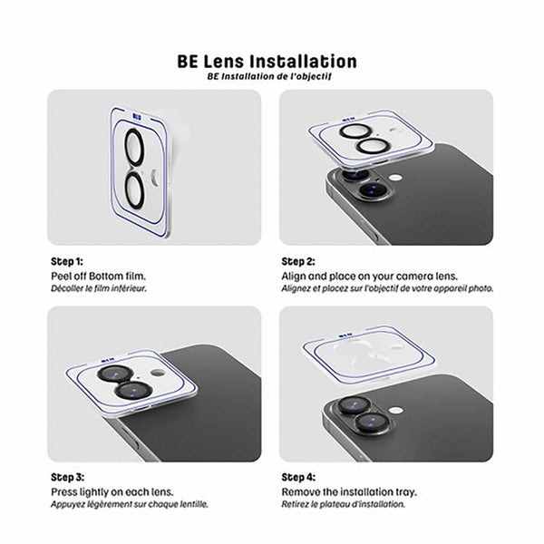 Blu Element Invisible 1 by 1 Lens Protector for iPhone 16 Pro/16 Pro Max