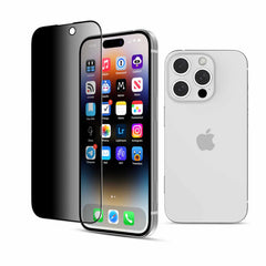 22 Cases Privacy Tempered Glass for iPhone 16 Pro
