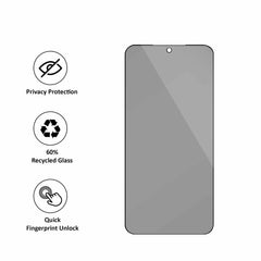 Blu Element GreenGlass Privacy Screen Protector with Installation Kit for Samsung Galaxy S25+/Galaxy S24+
