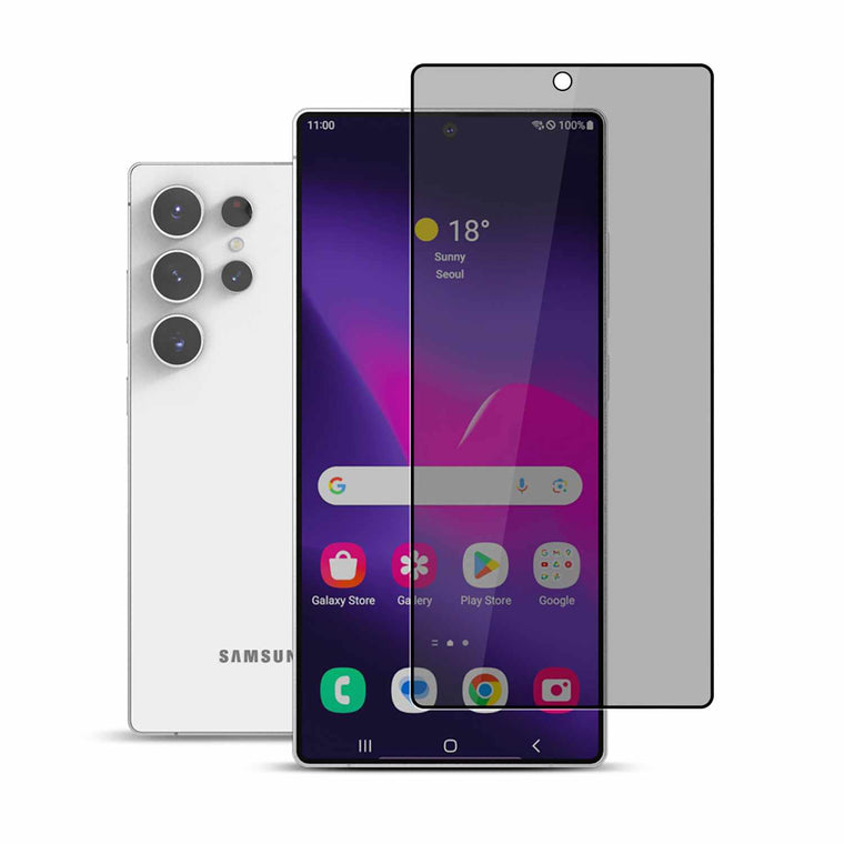 22 Cases Privacy Tempered Glass Screen Protector for Samsung Galaxy S25 Ultra