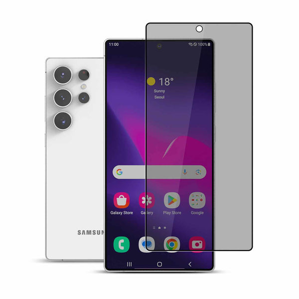 22 Cases Privacy Tempered Glass Screen Protector for Samsung Galaxy S25 Ultra