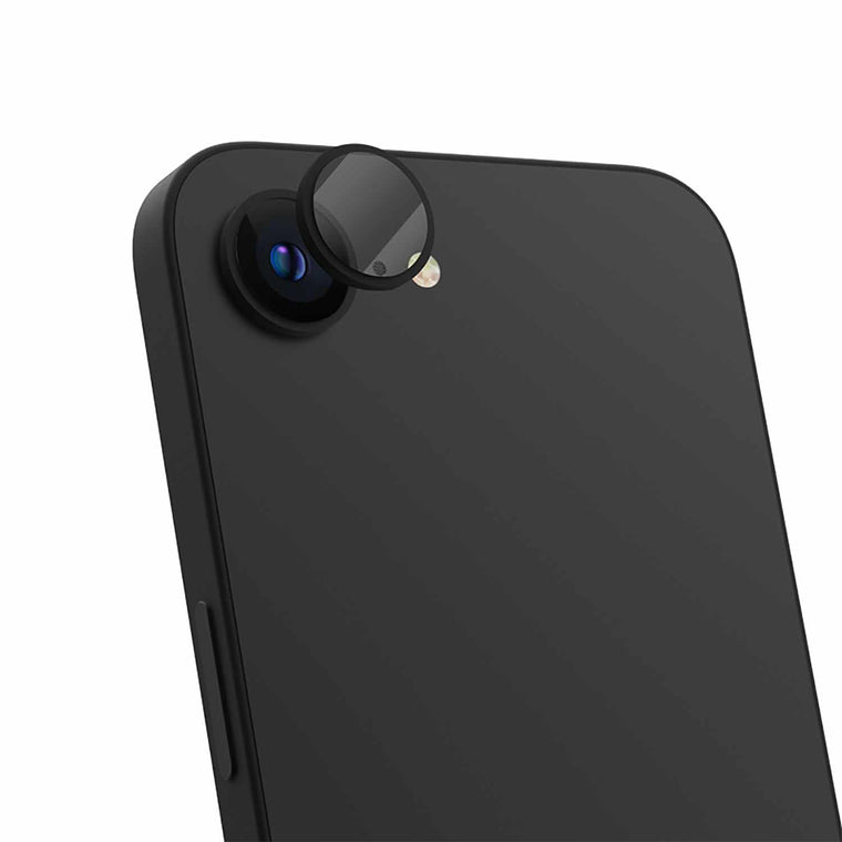 BELPIPSE4 Aluminum 1 by 1 Lens Protector iPhone 16e Black