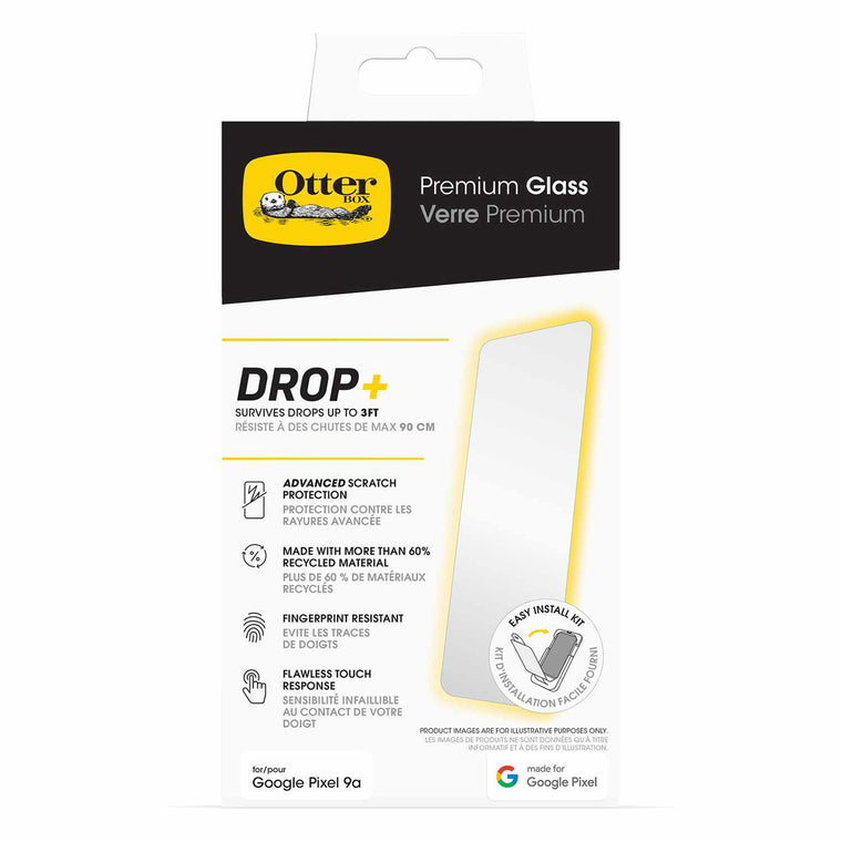 OtterBox Premium Glass Screen Protector for Google Pixel 9a