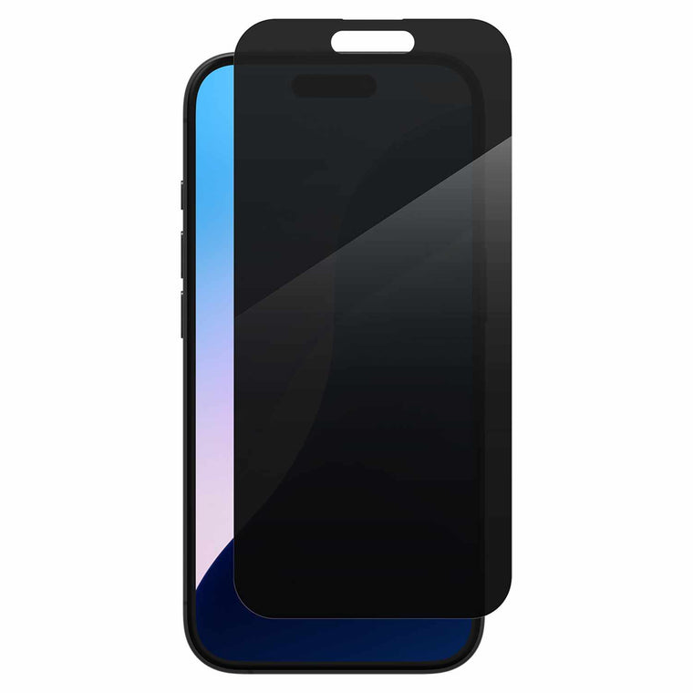 ZAGG InvisibleShield Glass Elite 2-Way Privacy Screen Protector for iPhone 16/15
