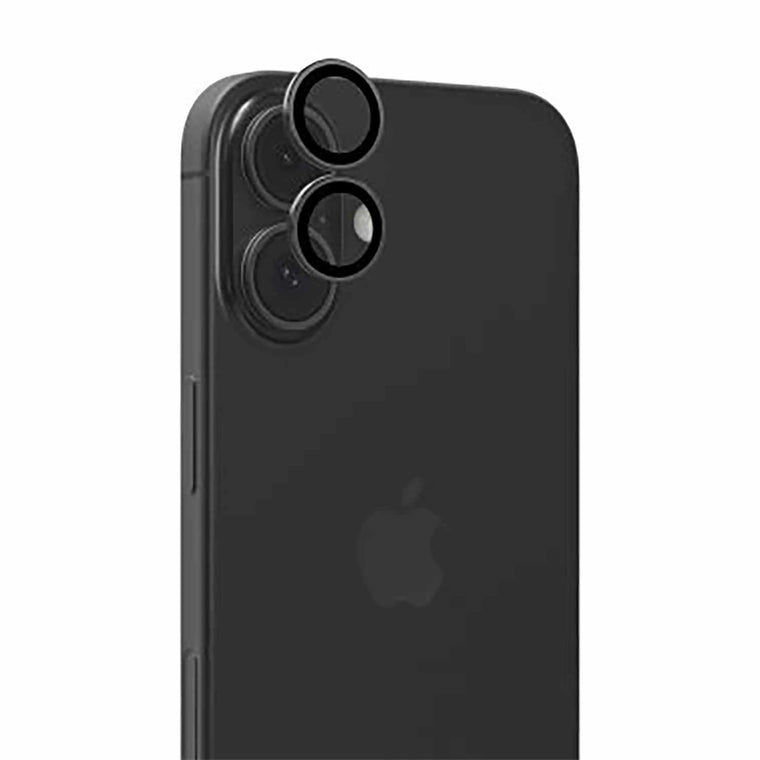 ZAGG InvisibleShield Glass Elite Anti-Reflective Lens Protector Black for iPhone 16/16 Plus