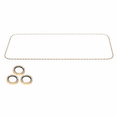 KS058002 Screen/Lens Protector Style Kit iPhone 17 Pro Max Set in Stone Gold