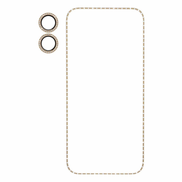 KS057998 Screen/Lens Protector Style Kit iPhone 17 Set in Stone Gold