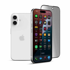 22 cases Privacy Tempered Glass Screen Protector for iPhone 17