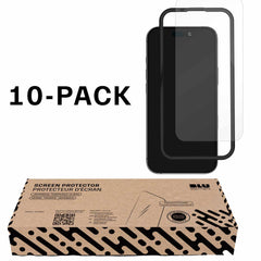 BETG10PIP17PM Tempered Glass Screen Protector 10-Pack in Bulk Packaging iPhone 17 Pro Max