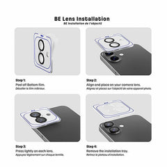 Blu Element Diamond 1 by 1 Lens Protector Grey for iPhone 17 Pro/17 Pro Max