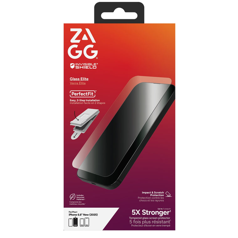 ZAGG InvisibleShield Glass Elite Screen Protector for iPhone Air