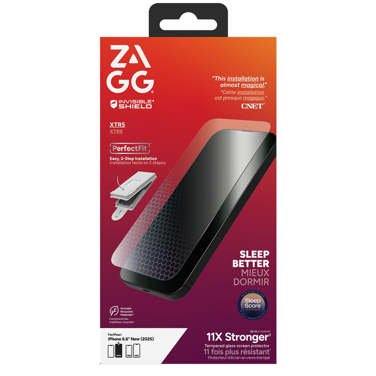 ZAGG InvisibleShield Glass XTR5 Screen Protector for iPhone Air