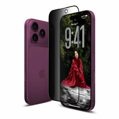 22 Cases Privacy Glass Screen Protector with 2.5D Curved Edge for iPhone 18 Pro