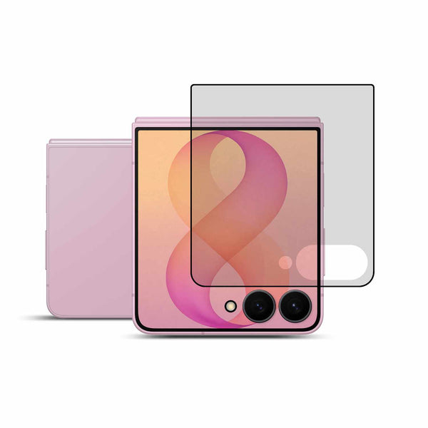 22 Cases Privacy Full Glue Full Cover Screen Protector for Samsung Galaxy Z Flip8/Z Flip7