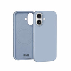 BESMG174 Silicone MagSafe Case iPhone 17 Pastel Blue
