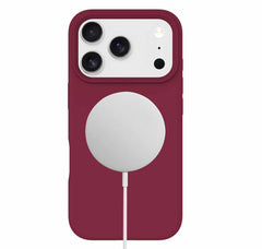 BESMG17PR5 Silicone MagSafe Case iPhone 17 Pro Cranberry