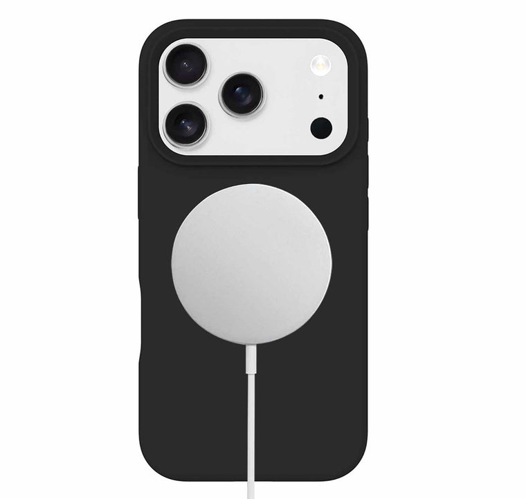 BESMG17PRM3 Silicone MagSafe Case iPhone 17 Pro Max Black