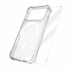 Blu Element Duo Protection Bundle - DropZone Rugged MagSafe Case Clear + Screen Protector for iPhone 17 Pro