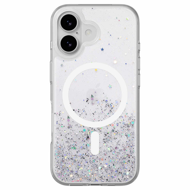 SPH173021WN25 Starfield 3D Glitter MagSafe Case iPhone 17 Transparent