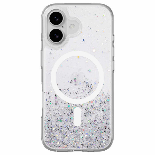 SPH173021WN25 Starfield 3D Glitter MagSafe Case iPhone 17 Transparent