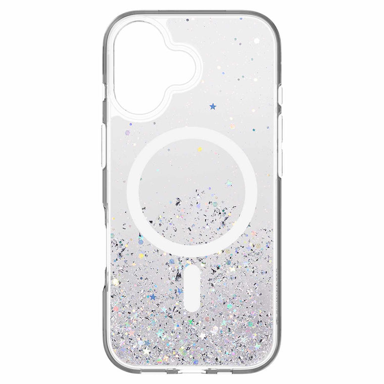 SwitchEasy Starfield 3D MagSafe Case Transparent for iPhone 17