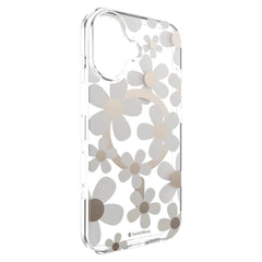 SPH173269GO25 Fleur 3D MagSafe Case iPhone 17 Golden Gray