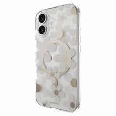 SPH173269GO25 Fleur 3D MagSafe Case iPhone 17 Golden Gray