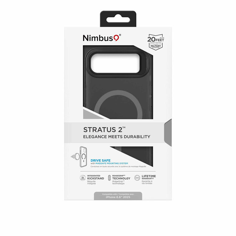 N9S3MSIPH17ASM Stratus 2 MagSafe Case iPhone Air Smoke