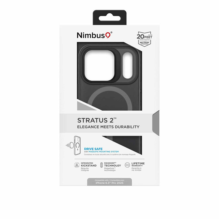 N9S3MSIPH17PROSM Stratus 2 MagSafe Case iPhone 17 Pro Smoke
