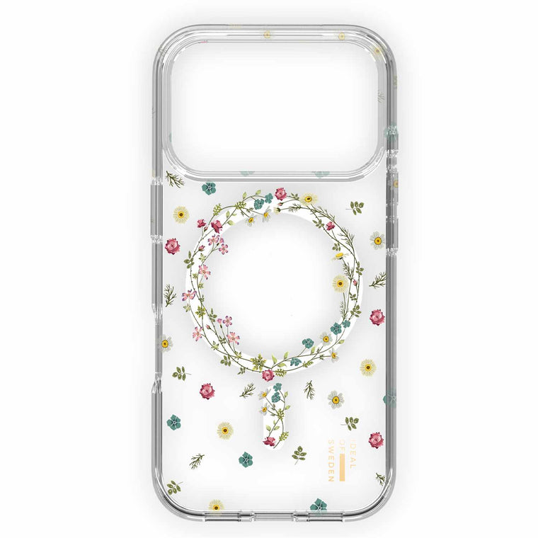 IDCLCMSI2561P507 Clear MagSafe Mid Case iPhone 17 Pro Petite Floral
