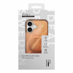 Ideal of Sweden Glitter Glow MagSafe Case Mocha Mousse for iPhone 17